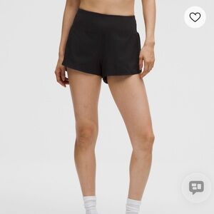 Lululemon speed up 2.5” shorts. High rise